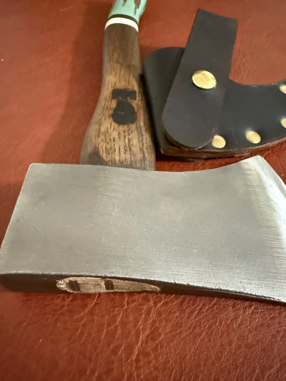 Hand Forged Hatchet With Guard